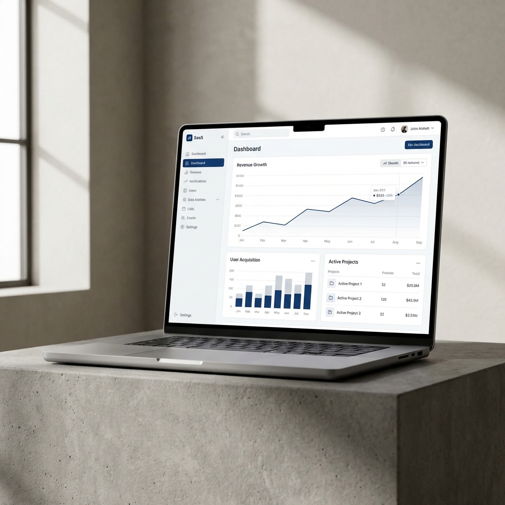 Vybix Engineering SaaS Dashboard visual